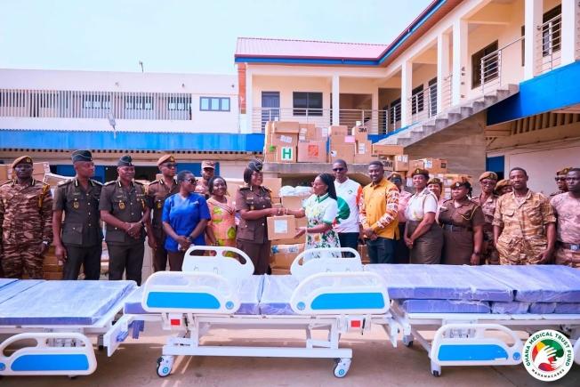 Ghana Medical Trust Fund Donates Container of Medical Supplies to Ghana Prisons Service